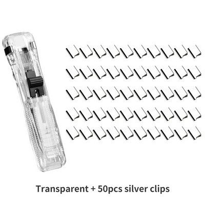 Permatomo spaustuko stūmiklio popieriaus segtuvo segtuko montavimo išmontavimo įrankis, skirtas personalo bandomajam popieriaus tvirtinimo segtuko segiklis Biuro priedai