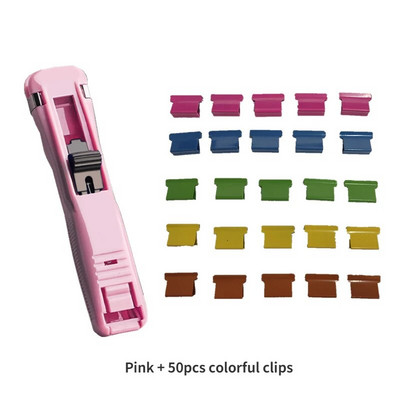 Permatomo spaustuko stūmiklio popieriaus segtuvo segtuko montavimo išmontavimo įrankis, skirtas personalo bandomajam popieriaus tvirtinimo segtuko segiklis Biuro priedai