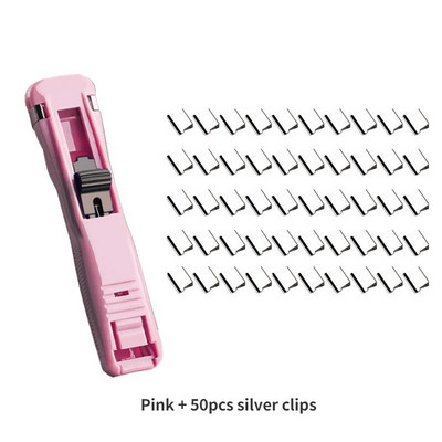 Permatomo spaustuko stūmiklio popieriaus segtuvo segtuko montavimo išmontavimo įrankis, skirtas personalo bandomajam popieriaus tvirtinimo segtuko segiklis Biuro priedai