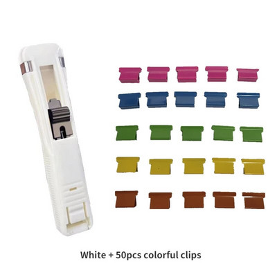 Permatomo spaustuko stūmiklio popieriaus segtuvo segtuko montavimo išmontavimo įrankis, skirtas personalo bandomajam popieriaus tvirtinimo segtuko segiklis Biuro priedai