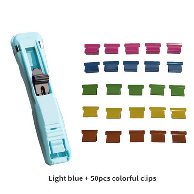 Permatomo spaustuko stūmiklio popieriaus segtuvo segtuko montavimo išmontavimo įrankis, skirtas personalo bandomajam popieriaus tvirtinimo segtuko segiklis Biuro priedai