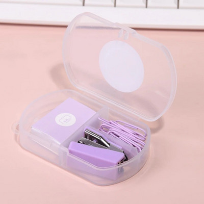 1Kontori kooli- ja õpilastarbed Mini Morandi värvisüsteem Uus värviline metallist klammerdaja komplekt Ideaalne köitmistööriist