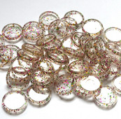 100gab 23mm iesiešanas diski Caurspīdīgi iesiešanas diski plastmasas apaļie diski iesiešanas piederumi sēņu caurumu piezīmju grāmatiņas iesiešanas gredzens