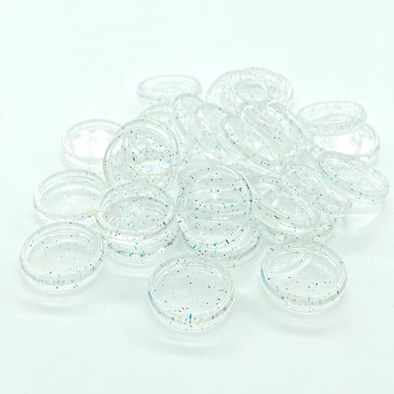 100gab 23mm iesiešanas diski Caurspīdīgi iesiešanas diski plastmasas apaļie diski iesiešanas piederumi sēņu caurumu piezīmju grāmatiņas iesiešanas gredzens