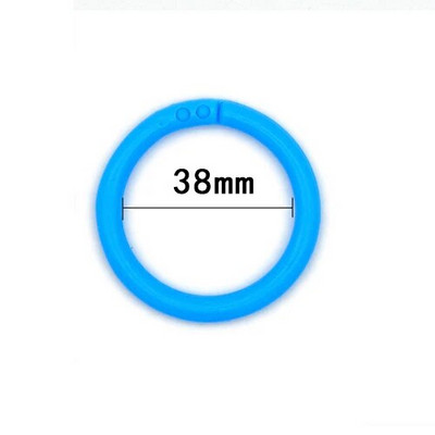 Kvalitetni 20 kom/komplet Plastični prsten za vezivanje 15- 39 mm DIY albumi Obruči za knjige s slobodnim listovima Uredski pribor za uvez Foto album