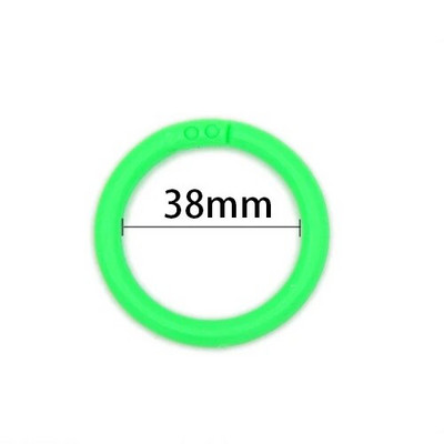 Kvalitetni 20 kom/komplet Plastični prsten za vezivanje 15- 39 mm DIY albumi Obruči za knjige s slobodnim listovima Uredski pribor za uvez Foto album