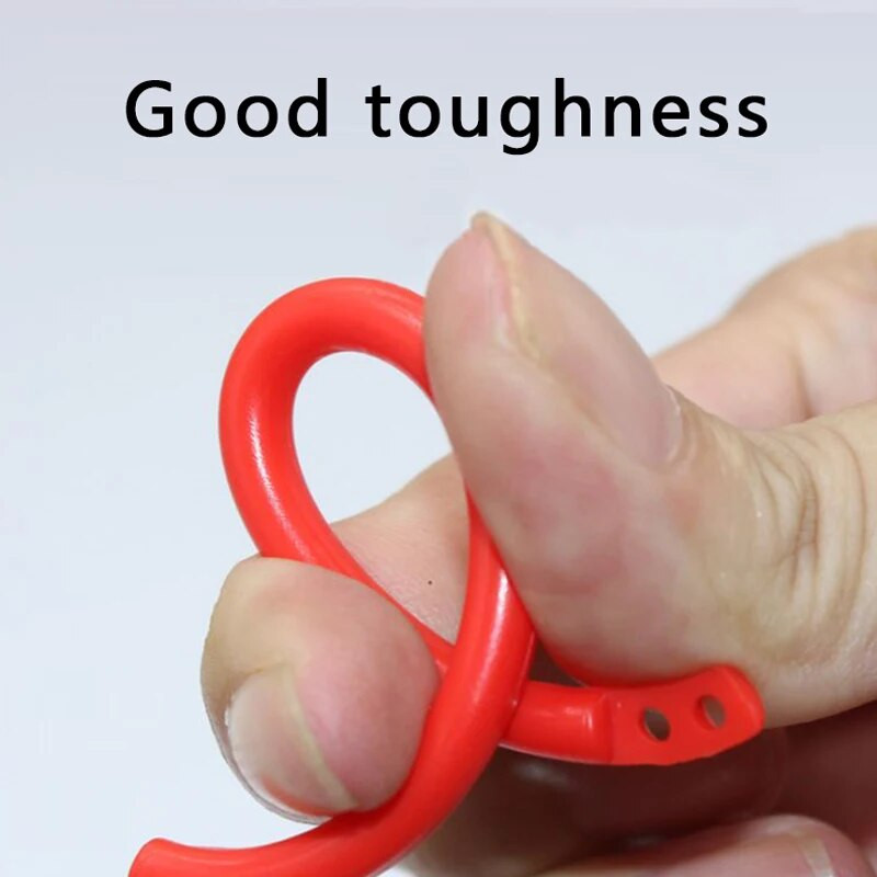 Kvalitetni 20 kom/komplet Plastični prsten za vezivanje 15- 39 mm DIY albumi Obruči za knjige s slobodnim listovima Uredski pribor za uvez Foto album