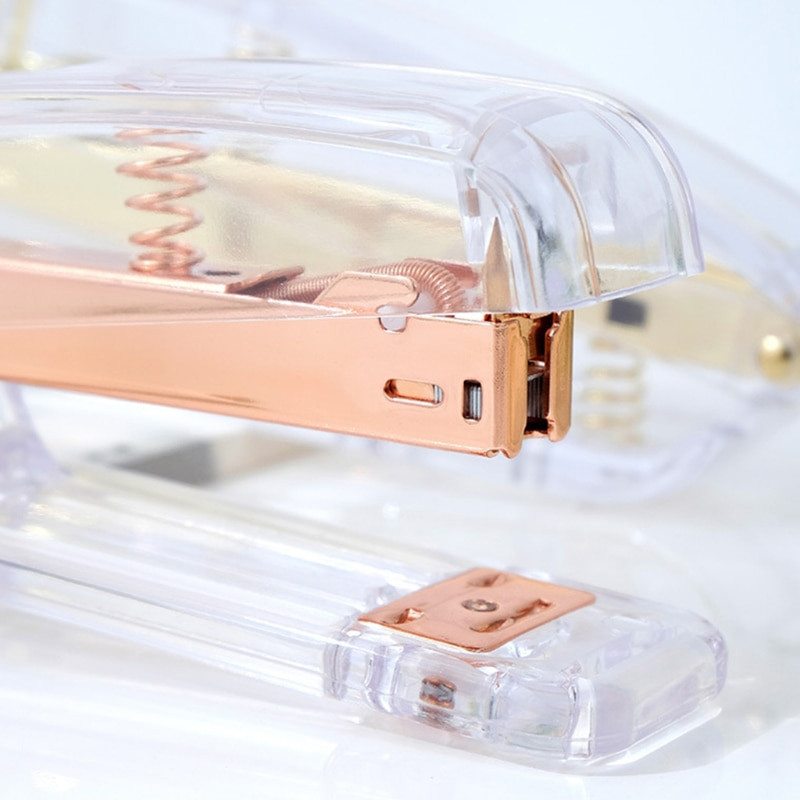 Akrila caurspīdīgs skavotājs biroja piederumu uzglabāšanas dokumentu iesiešanas mašīna