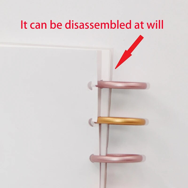 20 tk 35 mm seeneplaneerija köitmiskettad sülearvuti köitmisrõngad kettad köitmisrõngas seeneköitmisrõngas kontori- ja koolitarbed