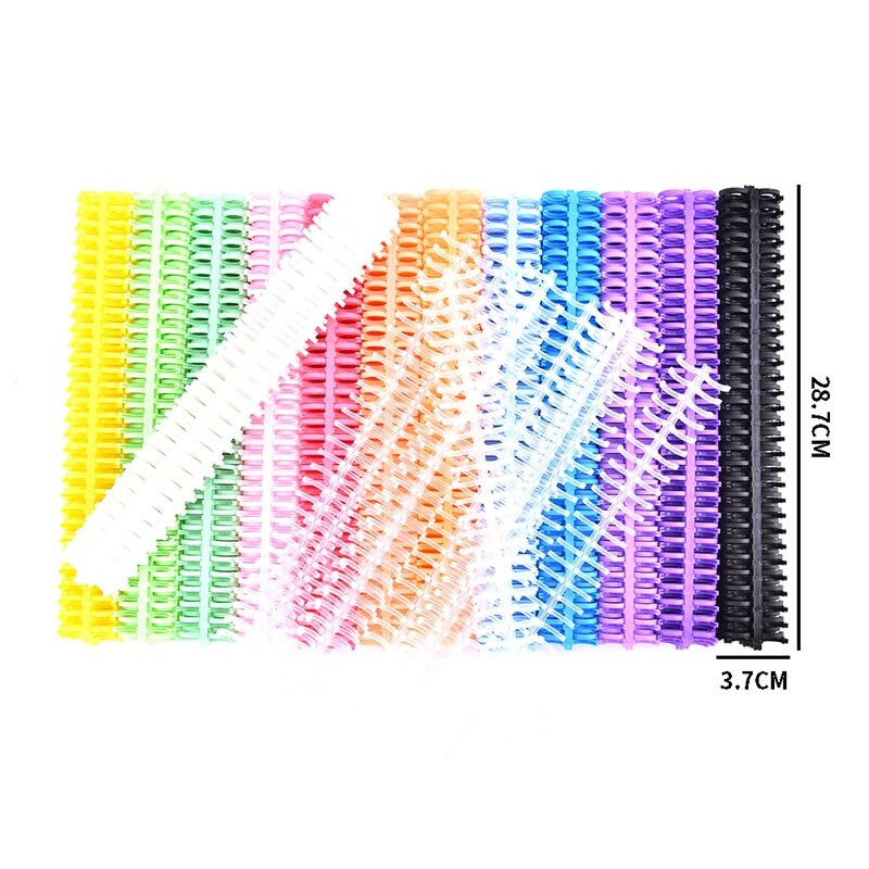 10 τεμ/σετ 30 τρύπες κύκλοι δακτύλιοι με χαλαρά φύλλα Χαρτί βιβλίο λευκώματος λευκώματος βιβλιοδεσίας Σπιράλ Α4 Κλιπ βιβλιοδεσίας σημειωματάριων