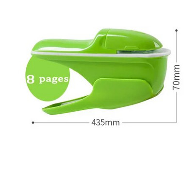 Neskavuma skavotāja skavošanas mašīna Mini Cute Book Bezskavu skavotājs Papīra skavotājs Skavotājs Bezmaksas skavotājs Bezadatas skavotājs