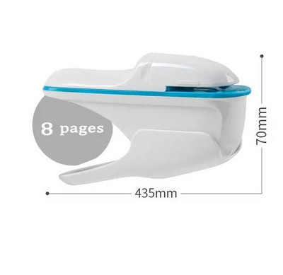 Neskavuma skavotāja skavošanas mašīna Mini Cute Book Bezskavu skavotājs Papīra skavotājs Skavotājs Bezmaksas skavotājs Bezadatas skavotājs