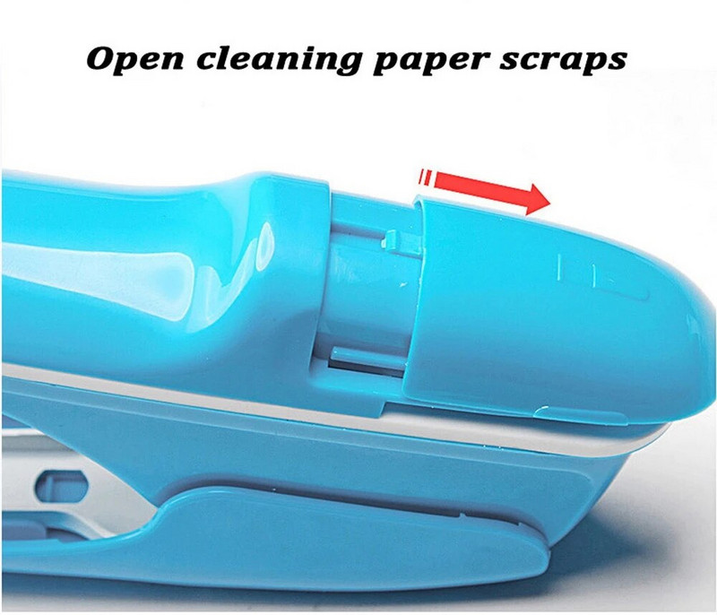 Neskavuma skavotāja skavošanas mašīna Mini Cute Book Bezskavu skavotājs Papīra skavotājs Skavotājs Bezmaksas skavotājs Bezadatas skavotājs