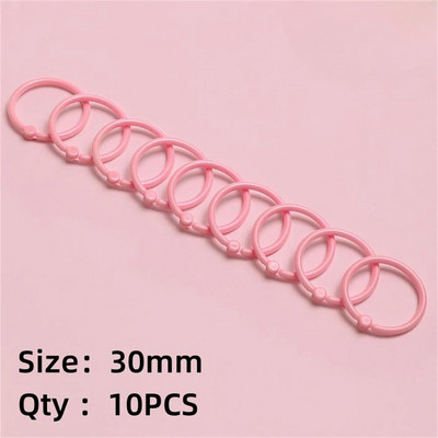 Creative Ring Hoops Πλαστικά με χαλαρά φύλλα πολλαπλών λειτουργιών κυκλικό κρίκοι βιβλιοδεσίας Προμήθειες βιβλιοδεσίας για πολύχρωμα άλμπουμ γραφείου Δώρο