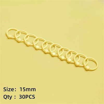 Creative Ring Hoops Πλαστικά με χαλαρά φύλλα πολλαπλών λειτουργιών κυκλικό κρίκοι βιβλιοδεσίας Προμήθειες βιβλιοδεσίας για πολύχρωμα άλμπουμ γραφείου Δώρο