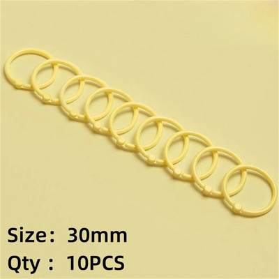 Creative Ring Hoops Πλαστικά με χαλαρά φύλλα πολλαπλών λειτουργιών κυκλικό κρίκοι βιβλιοδεσίας Προμήθειες βιβλιοδεσίας για πολύχρωμα άλμπουμ γραφείου Δώρο