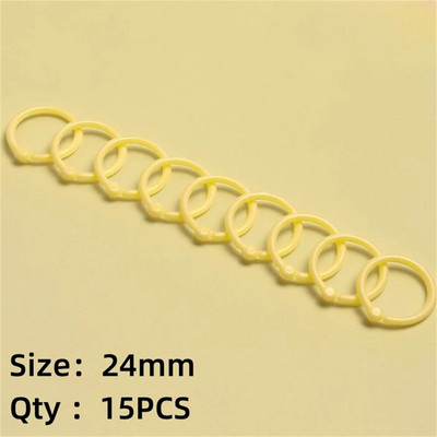 Creative Ring Hoops Πλαστικά με χαλαρά φύλλα πολλαπλών λειτουργιών κυκλικό κρίκοι βιβλιοδεσίας Προμήθειες βιβλιοδεσίας για πολύχρωμα άλμπουμ γραφείου Δώρο