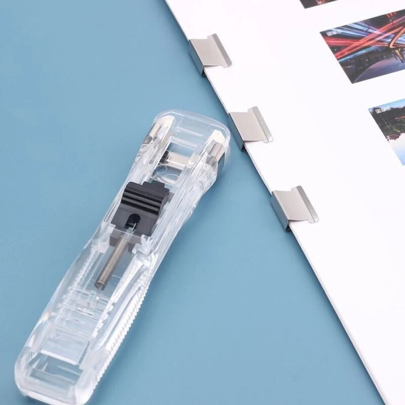 Συρραπτικό κούρεμα χεριού ώθησης με μεταλλικό κλιπ με συρραπτικό με επαναχρησιμοποιούμενο συρραπτικό οργάνωσης, επαναχρησιμοποιούμενο σφιγκτήρα ώθησης για χαρτικά αρχείων εγγράφων