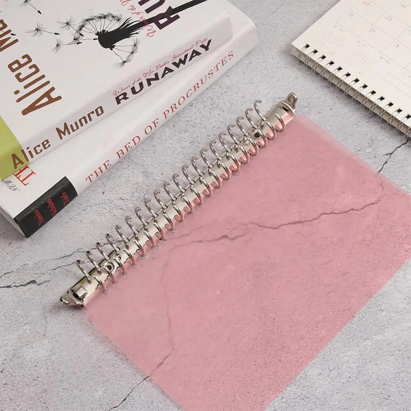 A4/B5/A5/A6/A7 metallist spiraalrõngad köiteklamber Lahtised lehtedega failikaustaklambrid sülearvuti tarvikud kirjatarbed