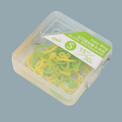 1 cutie 30 buc Inel cerc multifuncțional din plastic creativ Materiale de legare pentru birou Albume Cercuri colorate pentru legături de cărți cu foi libere
