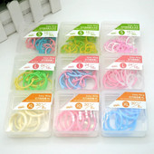 Kūrybinis plastikinis 30 mm / 24 mm / 15 mm daugiafunkcis apskritas žiedas "pasidaryk pats" albumai laisvų lapų knygų segtuvai biuro įrišimo reikmenys