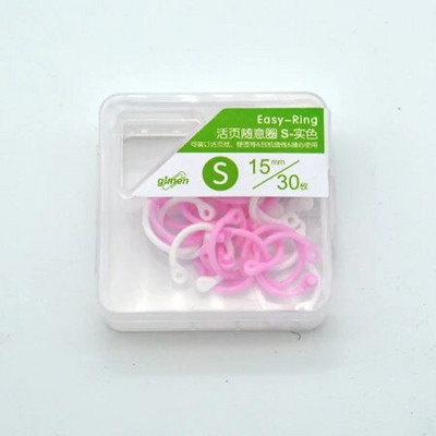 Kūrybinis plastikinis 30 mm / 24 mm / 15 mm daugiafunkcis apskritas žiedas "pasidaryk pats" albumai laisvų lapų knygų segtuvai biuro įrišimo reikmenys