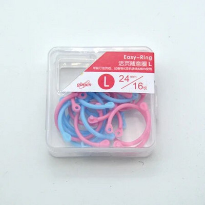 Kūrybinis plastikinis 30 mm / 24 mm / 15 mm daugiafunkcis apskritas žiedas "pasidaryk pats" albumai laisvų lapų knygų segtuvai biuro įrišimo reikmenys