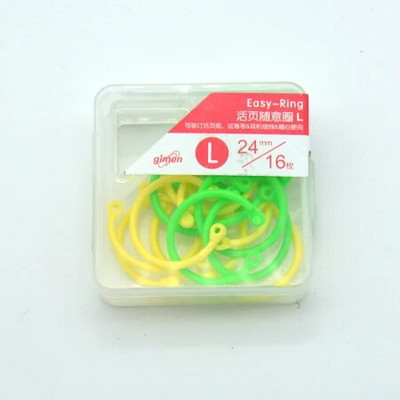 Kūrybinis plastikinis 30 mm / 24 mm / 15 mm daugiafunkcis apskritas žiedas "pasidaryk pats" albumai laisvų lapų knygų segtuvai biuro įrišimo reikmenys