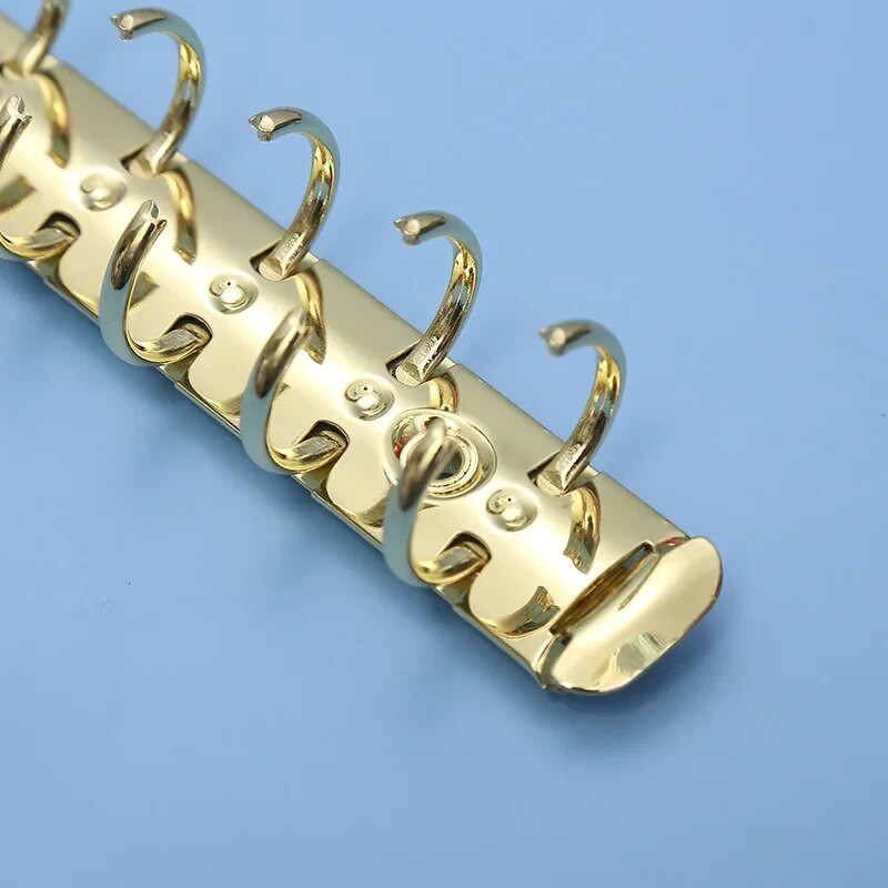 Α7 Αξεσουάρ υλικού Δακτύλιοι βιβλιοδεσίας Σημειωματάριο Μεταλλικό κλιπ βιβλιοδεσίας έξι οπών Φάκελος γραφείου με χαλαρά φύλλα Βιβλίο ταξιδιωτικού σημειωματάριου