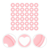 50 gab. Grāmatu piederumi Piezīmjdatora Sirds Diski Iesiešanas Apaļas Brīvu lapu saistviela Plastmasas stiprinājumi