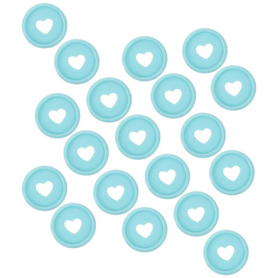 50 gab. Grāmatu piederumi Piezīmjdatora Sirds Diski Iesiešanas Apaļas Brīvu lapu saistviela Plastmasas stiprinājumi