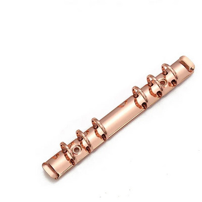 A6 brīvo lapu iesiešanas piezīmjdators 6 caurumu iesiešanas klipsis Biroja kancelejas piederumi Aparatūra Kancelejas piederumu piederumi DIY budžeta iesiešanas metāla gredzens