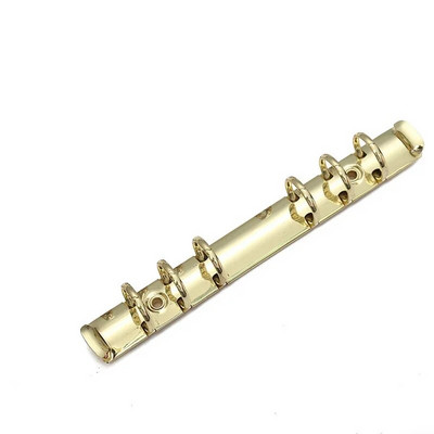 A6 brīvo lapu iesiešanas piezīmjdators 6 caurumu iesiešanas klipsis Biroja kancelejas piederumi Aparatūra Kancelejas piederumu piederumi DIY budžeta iesiešanas metāla gredzens