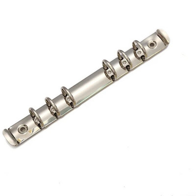 A6 brīvo lapu iesiešanas piezīmjdators 6 caurumu iesiešanas klipsis Biroja kancelejas piederumi Aparatūra Kancelejas piederumu piederumi DIY budžeta iesiešanas metāla gredzens