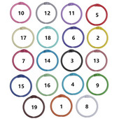 10 TK DIY albumid Lahtised lehtedega sõrmus raamatusõrmus Metallist lahtised lehed Sõrmus raamaturõngad kooli kontoritarbed