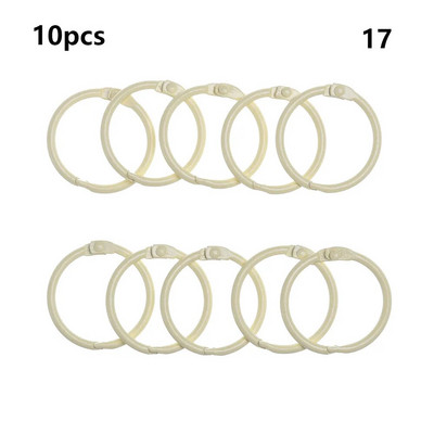 10 TK DIY albumid Lahtised lehtedega sõrmus raamatusõrmus Metallist lahtised lehed Sõrmus raamaturõngad kooli kontoritarbed