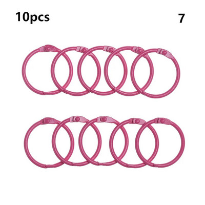10 TK DIY albumid Lahtised lehtedega sõrmus raamatusõrmus Metallist lahtised lehed Sõrmus raamaturõngad kooli kontoritarbed