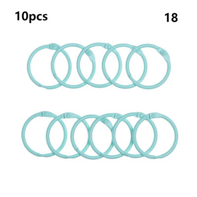 10 TK DIY albumid Lahtised lehtedega sõrmus raamatusõrmus Metallist lahtised lehed Sõrmus raamaturõngad kooli kontoritarbed
