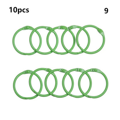 10 TK DIY albumid Lahtised lehtedega sõrmus raamatusõrmus Metallist lahtised lehed Sõrmus raamaturõngad kooli kontoritarbed