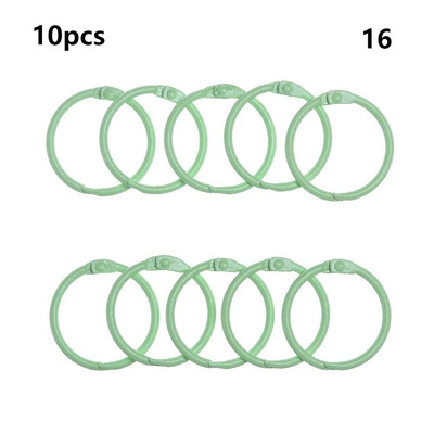 10 TK DIY albumid Lahtised lehtedega sõrmus raamatusõrmus Metallist lahtised lehed Sõrmus raamaturõngad kooli kontoritarbed