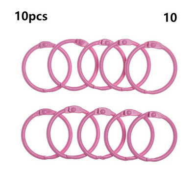 10 TK DIY albumid Lahtised lehtedega sõrmus raamatusõrmus Metallist lahtised lehed Sõrmus raamaturõngad kooli kontoritarbed