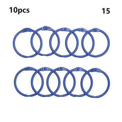 10 TK DIY albumid Lahtised lehtedega sõrmus raamatusõrmus Metallist lahtised lehed Sõrmus raamaturõngad kooli kontoritarbed