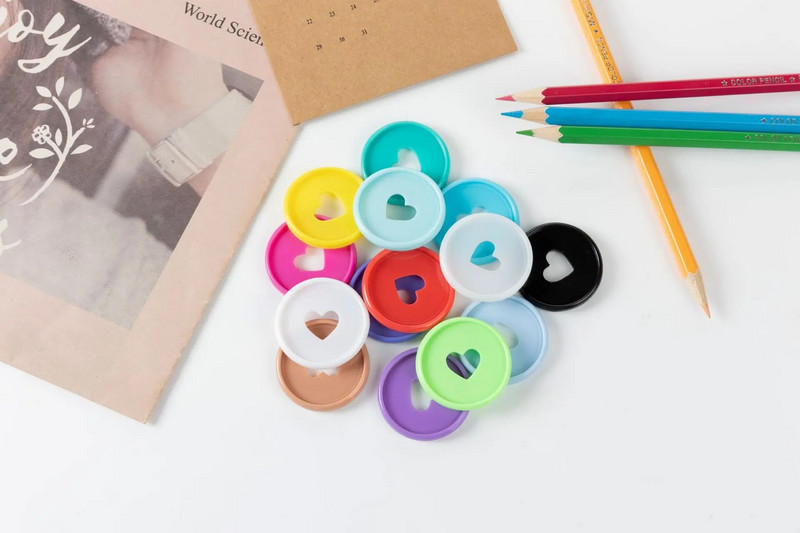 12 gab 35 mm piezīmjdatora vaļēju lapu gredzeni Rokas kontu grāmatu piederumi Plastmasas gredzeni Sēņu caurumu diski Brīvu lapu disku gredzenu stiprinājums