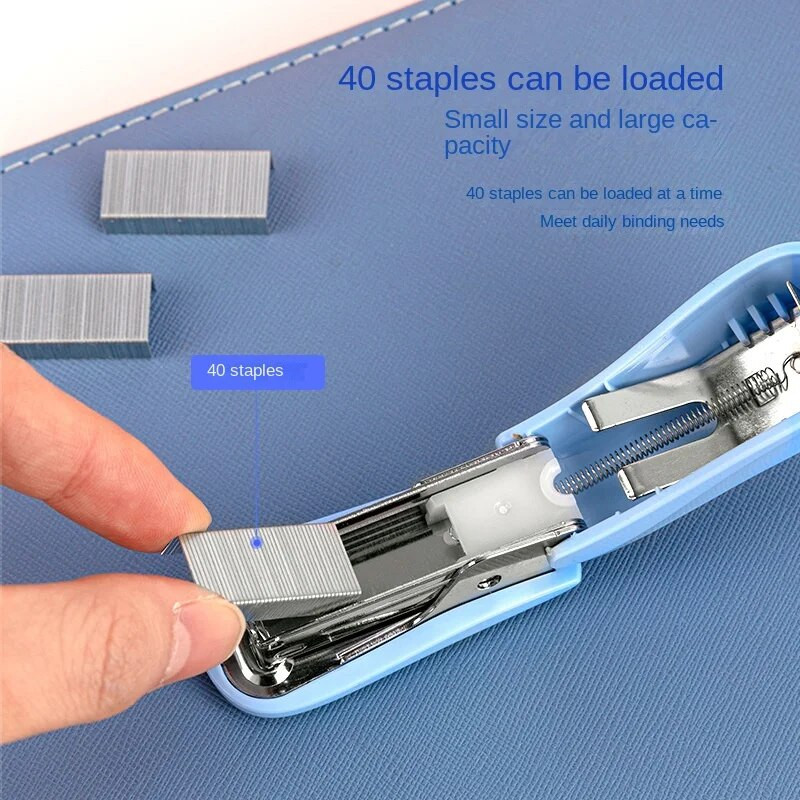 Candy Color mini skavotāju komplekts ar 640 gab. 24/6 skavām papīra stiprinājums Kawaii kancelejas preču iesiešanas rīki Skolas biroja piederumi