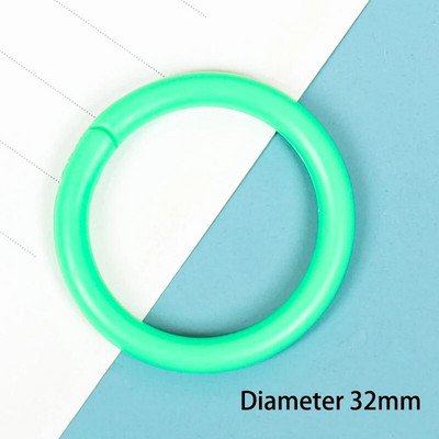 10 vnt. 16/20/28/32 mm plastikinis žiedinis segtuvas "pasidaryk pats" Albumai Apskritimas laisvų lapų knygų lankeliai Atidarymo biuro įrišimo reikmenys Nuotraukų albumas