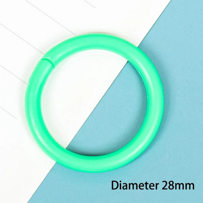 10 vnt. 16/20/28/32 mm plastikinis žiedinis segtuvas "pasidaryk pats" Albumai Apskritimas laisvų lapų knygų lankeliai Atidarymo biuro įrišimo reikmenys Nuotraukų albumas