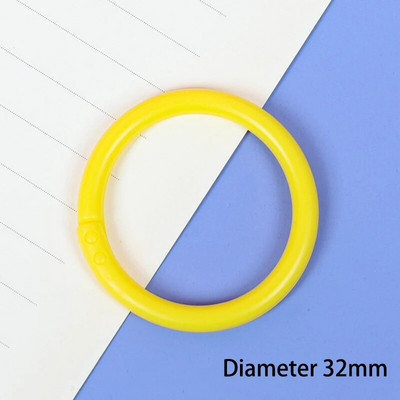 10 vnt. 16/20/28/32 mm plastikinis žiedinis segtuvas "pasidaryk pats" Albumai Apskritimas laisvų lapų knygų lankeliai Atidarymo biuro įrišimo reikmenys Nuotraukų albumas