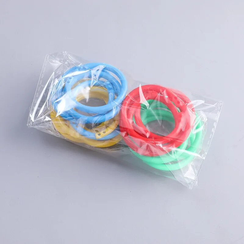 10 vnt. 16/20/28/32 mm plastikinis žiedinis segtuvas "pasidaryk pats" Albumai Apskritimas laisvų lapų knygų lankeliai Atidarymo biuro įrišimo reikmenys Nuotraukų albumas