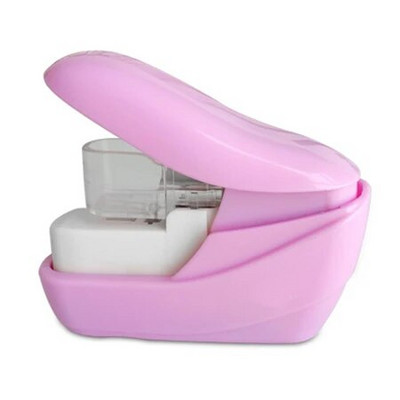 Radošs skavotājs bez skavošanas Candy Color Office School Students Kancelejas preces Papīrs Failu iesiešanas mašīna Skavošanas rīki Izejmateriāli