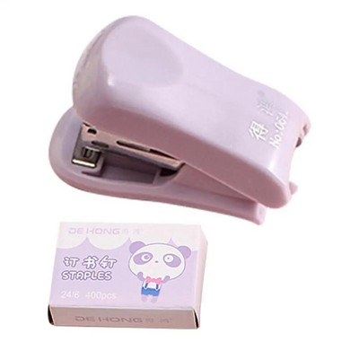 Miniatiūrinis segiklis su segtuku rankiniu staliniu segtuvu Mažesnio pastangų reikalaujantis segiklis su įmontuotu segtukų nuėmikliu ir 400 vnt.